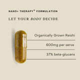 Nano+ Reishi Mushroom Capsules | 60 Serves Immune Support