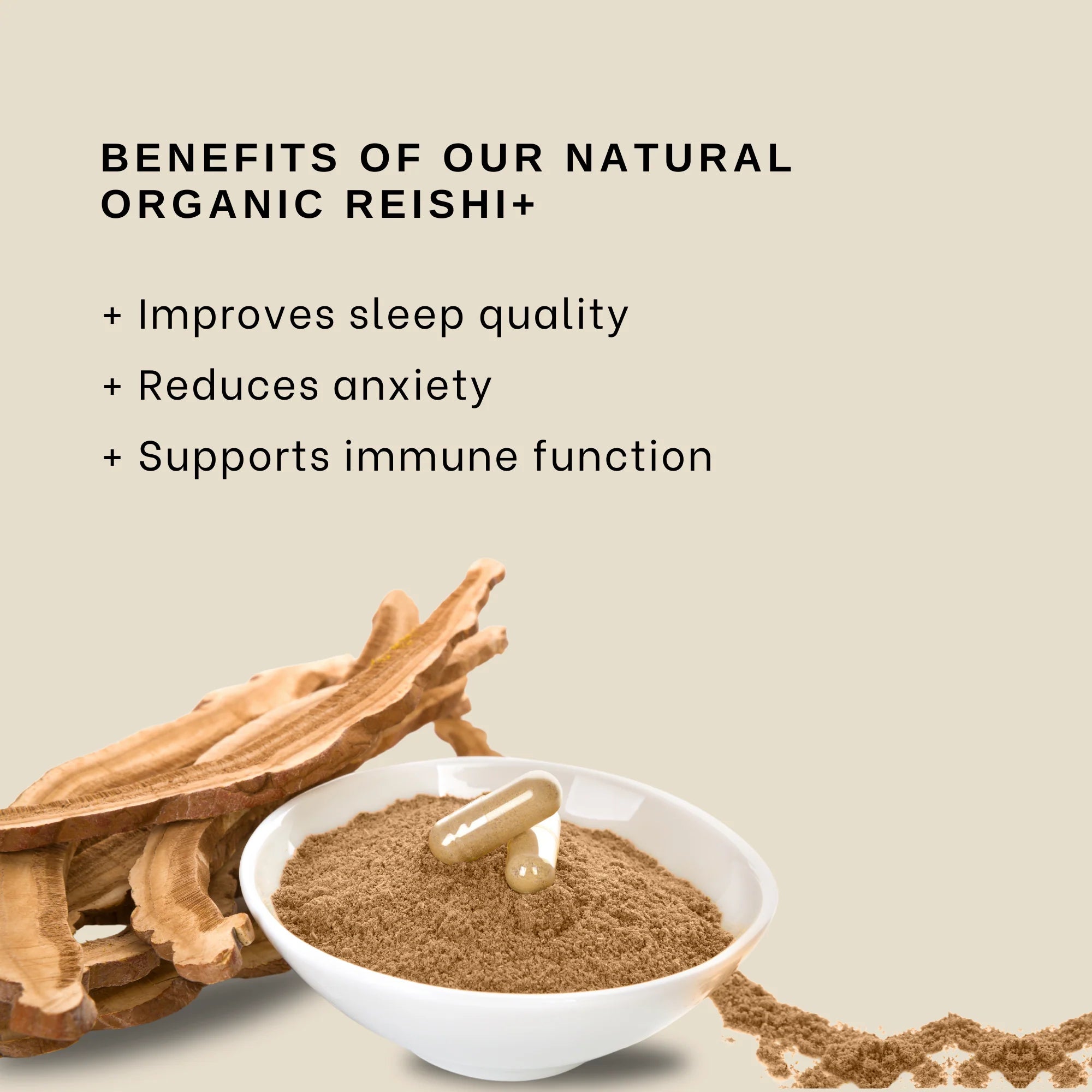Nano+ Reishi Mushroom Capsules | 60 Serves Immune Support