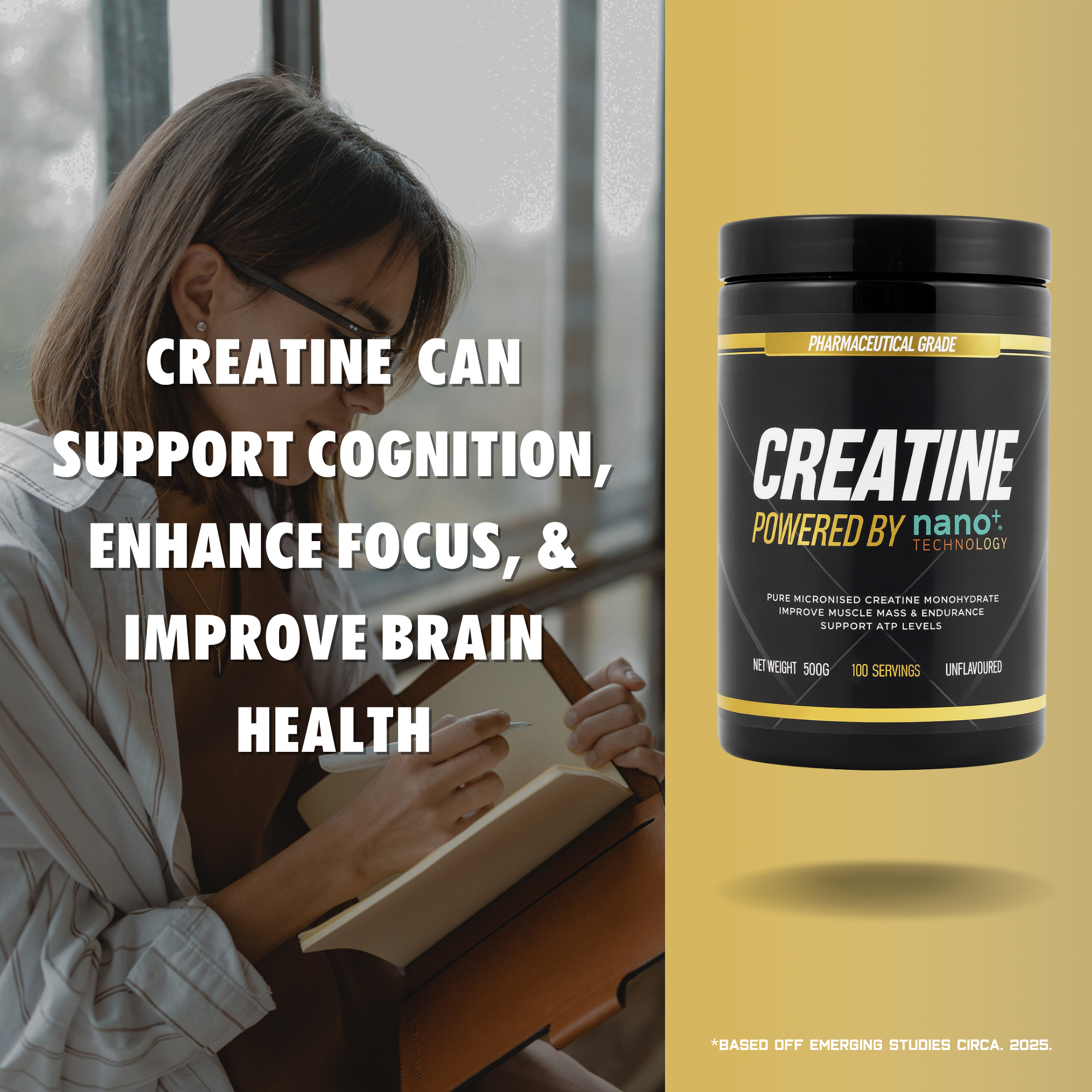 Nano+ Ultimate Performance Stack | Whey, Creatine Mono & Carnitine