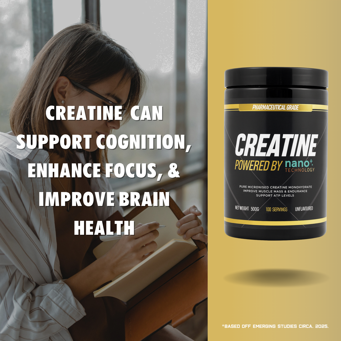 Nano+ Ultimate Performance Stack | Whey, Creatine Mono & Carnitine