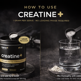 Nano+ Creatine HCL Powder 100g | 100 Serves High Absorption