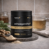 Nano+ Ashwagandha+ KSM-66® | 100 Serves Stress & Sleep Support