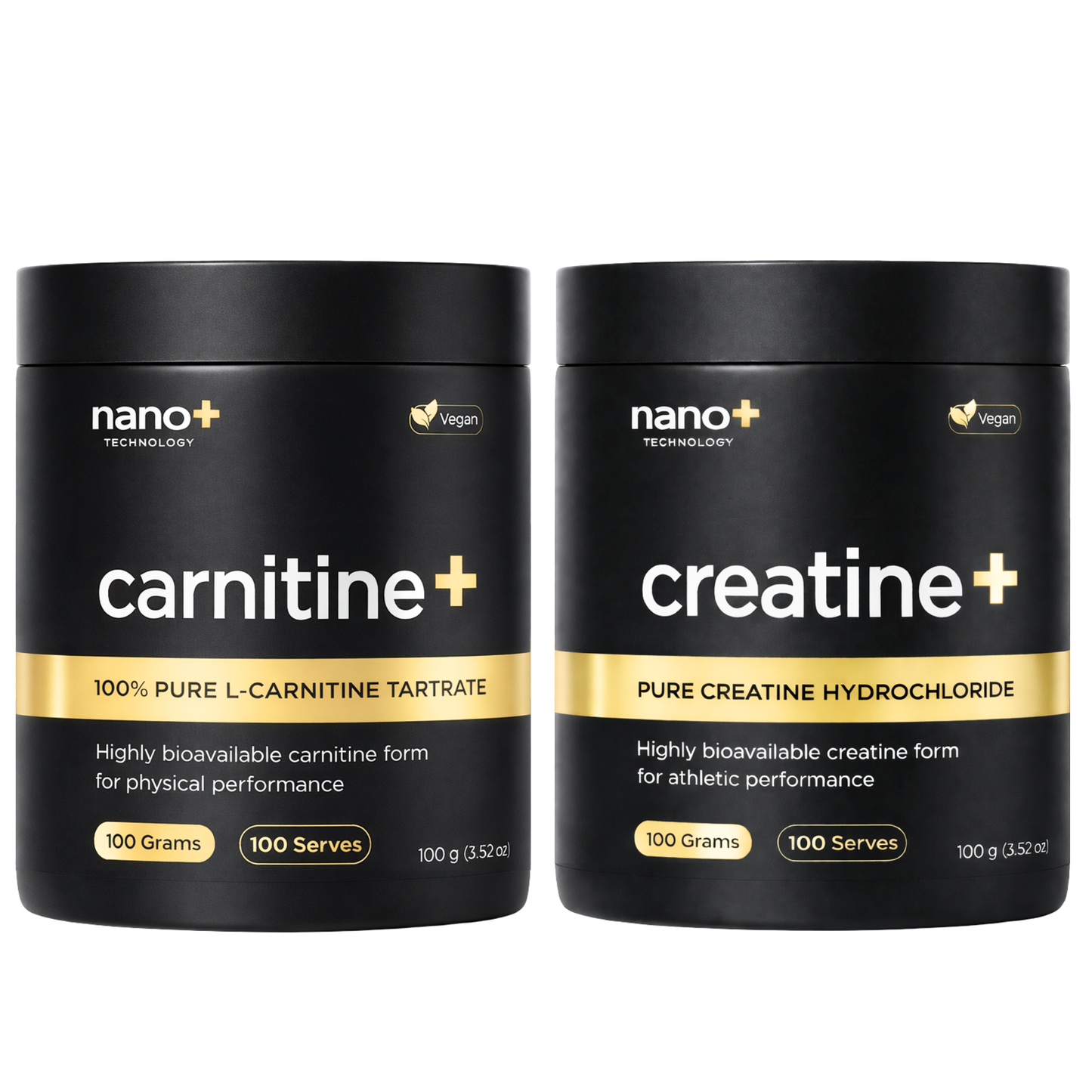 Nano+ Performance Fuel Stack | Creatine HCL & Carnitine