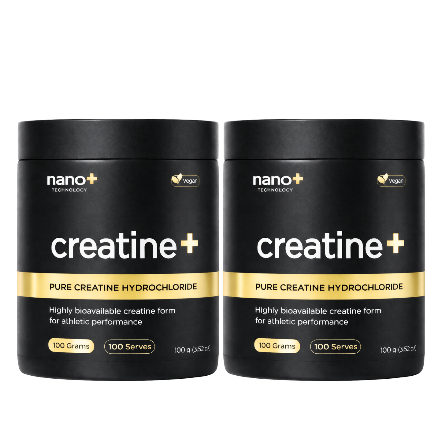 Nano+ Creatine HCL Powder 100g | 100 Serves High Absorption