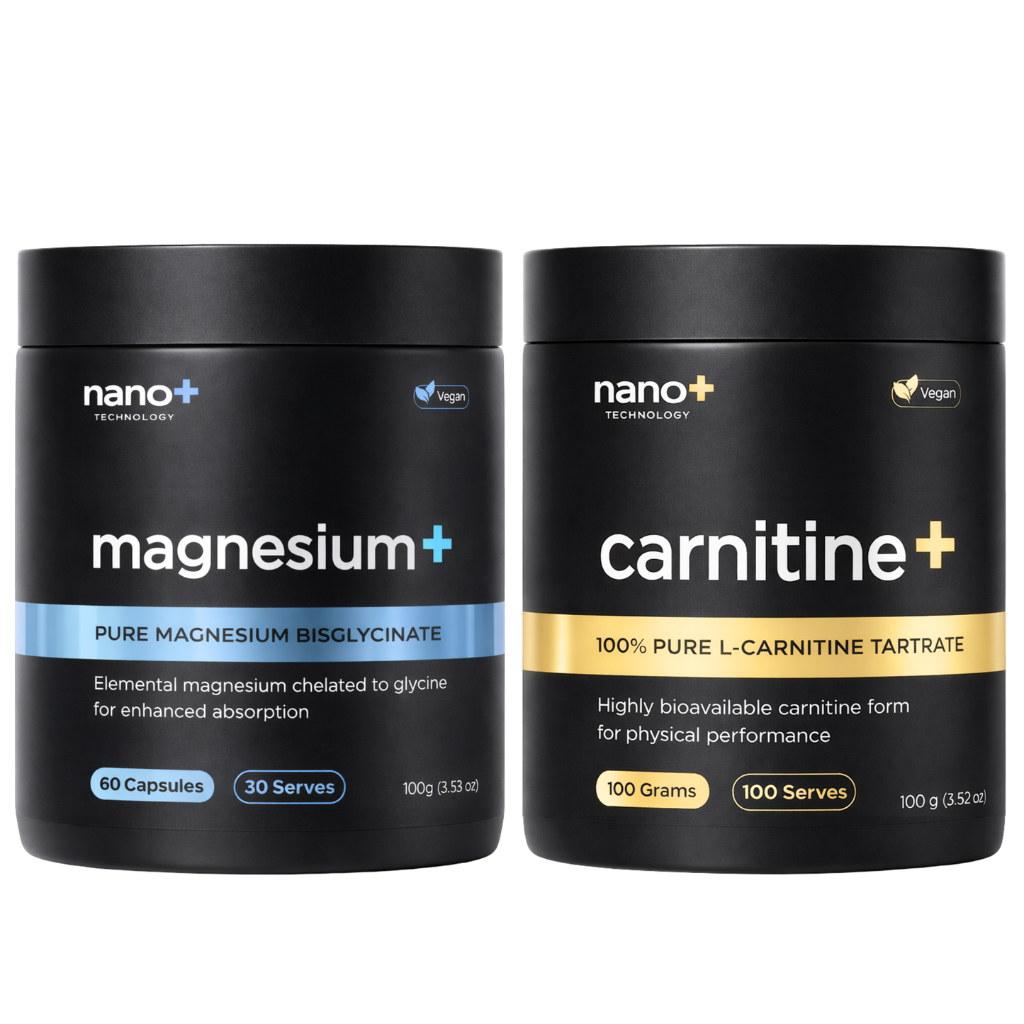 Nano+ Lean Recovery Stack | Carnitine & Magnesium