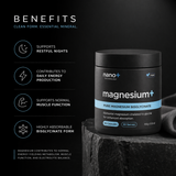 Nano+ Magnesium Glycinate Capsules 1000mg Per Serve | 30 Serves
