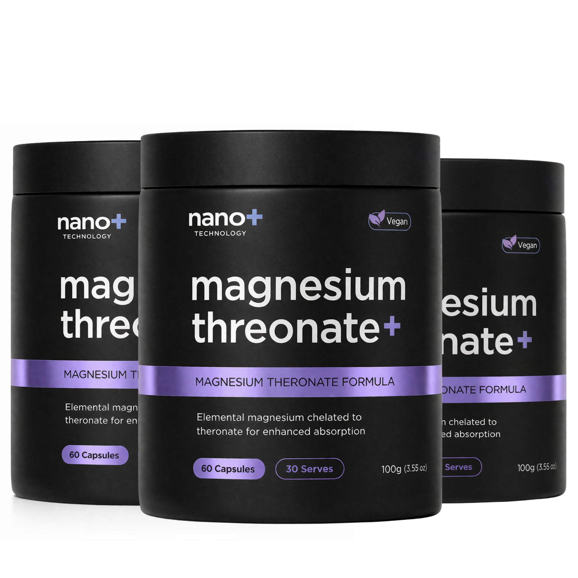 Nano+ Magnesium Threonate | 30 Serves Brain Support
