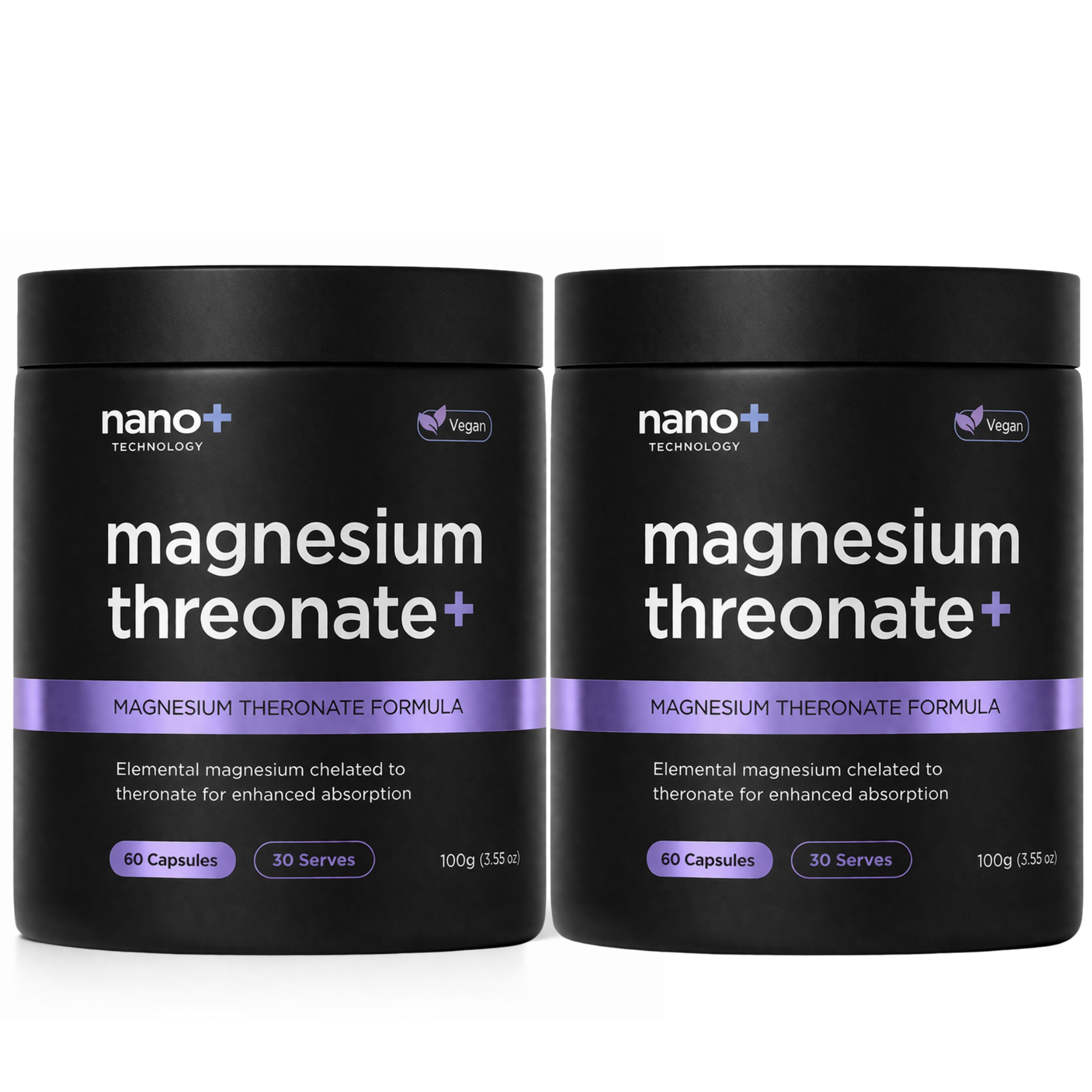 Nano+ Magnesium Threonate | 30 Serves Brain Support